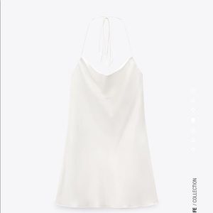 Zara satin mini dress